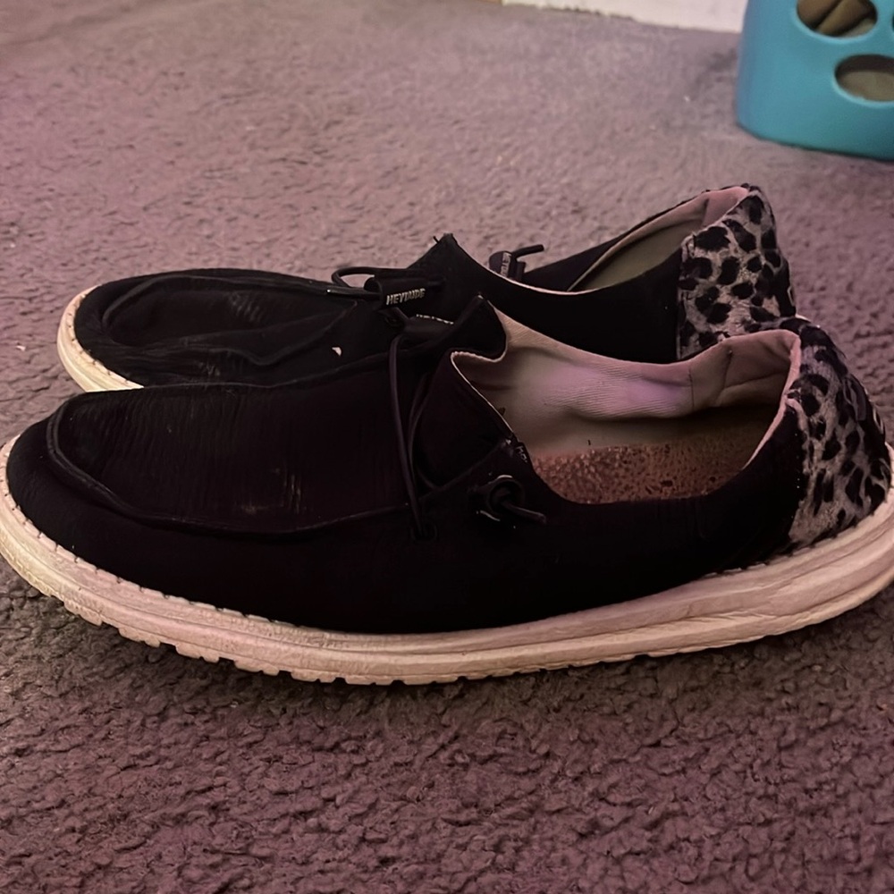 They are good shoes to wear they have been worn before a few times.